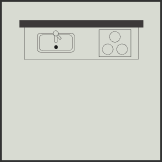 I型キッチンの図